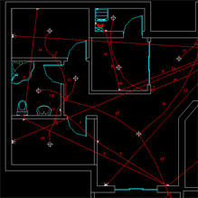 照明線(xiàn)路圖